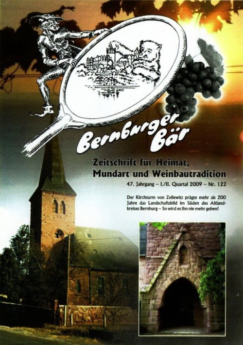 'Bernburger B&auml;r' Zeitschrift f&uuml;r Heimat, Mundart und Weinbautradition 2009 Nr. 122
